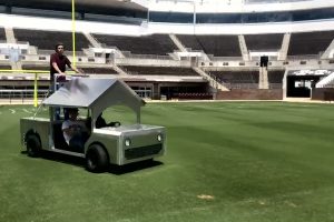 First test run at Davis Wade Stadium